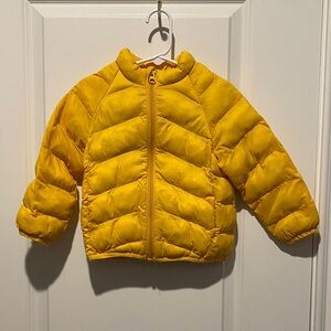 Bright Yellow Puffer Jacket